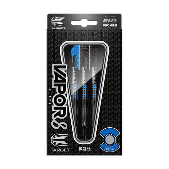 Target Vapor8 Black Blue soft darts