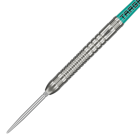 Dardos de acero Target Hydro 03 Swiss Point Auf dem Bild sind Target Hydro 03 Swiss Point Steeldarts zu sehen. Sie sind hochwertige Darts für präzises Werfen.
