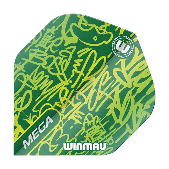 Winmau Mega Green Standard Flights