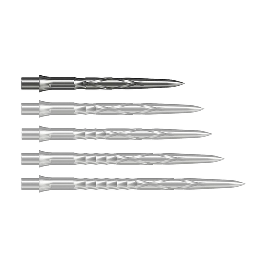 Puntas de dardos de acero Caliburn System - HAN G2 - Plata Abgebildet ist eine silberne Steeldartspitze vom Typ Caliburn Evo System HAN G2 in 28 mm Länge. Sie eignet sich für den Einsatz bei Steeldarts.