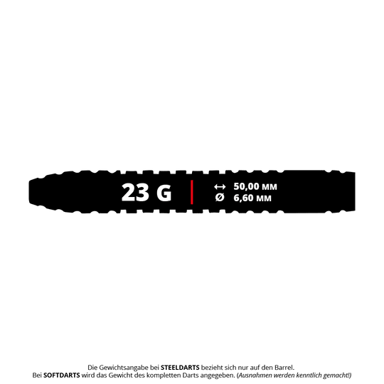 Ocelové šipky Unicorn Wraith Cameron Menzies - 23g Unicorn Wraith Cameron Menzies Steeldarts - 23g sind hier zu sehen. Diese Steeldarts sind für professionelle Dartspieler entworfen.