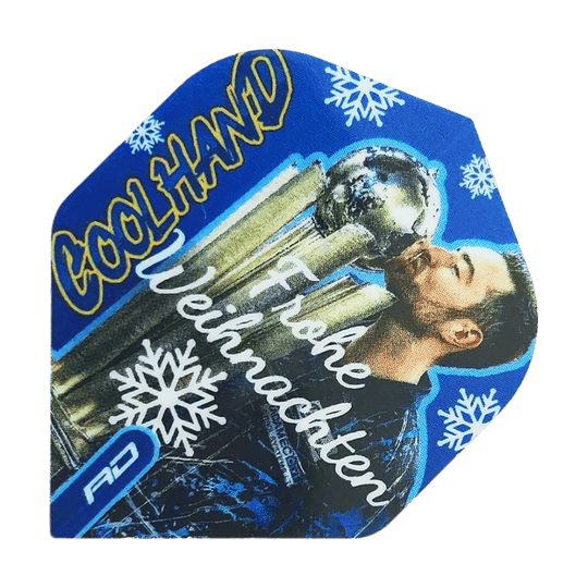 Voli standard di Buon Natale di Red Dragon Luke Humphries Zu sehen ist das Produkt WF-16_Red_Dragon_Luke_Humphries_Frohe_Weihnachten_Standard_Flights_1. Diese Dart-Flights zeigen ein festliches, weihnachtliches Muster.