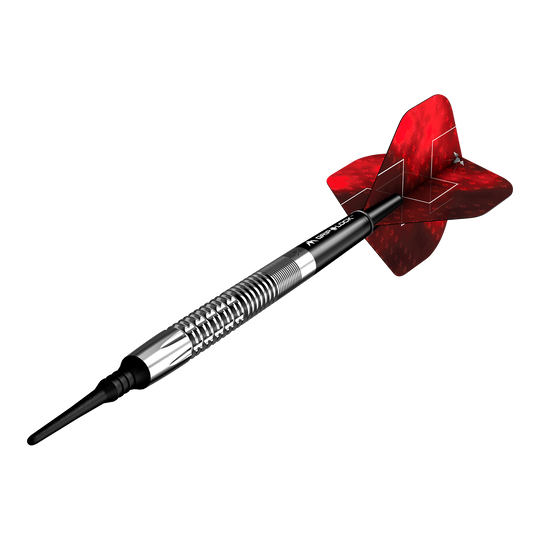 Zu sehen sind die Mission Thomas Junghans Softdarts - 20g. Die Darts sind perfekt für das Softdart-Spiel.