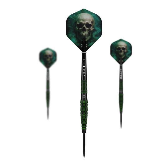 Bullet Poison Steeldarts Abgebildet ist das Produkt Bullet Poison Steeldarts. Die Steeldarts sind für das Dartspiel geeignet.
