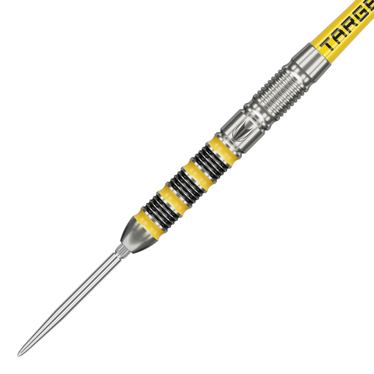Target Buzz 01 Swiss Points Steeldarts Abgebildet ist Target Buzz 01 Swiss Points Steeldarts. Diese Steeldarts sind für professionelle Dartspieler geeignet.