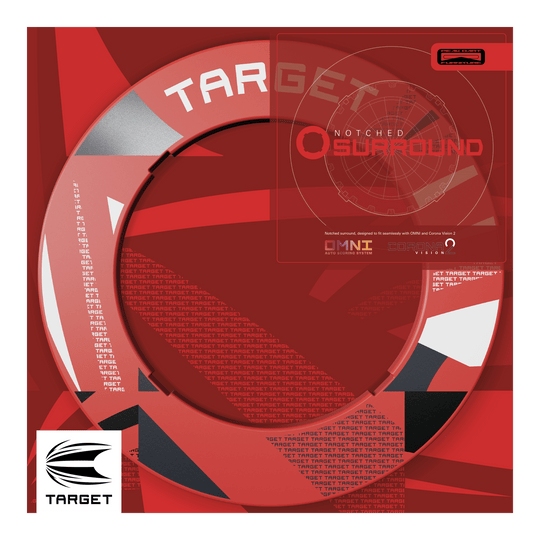 Target Notched Patterned Dartboard Surround
