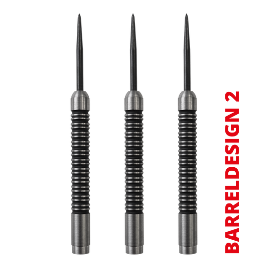 Super Grip 85 % Steeldart Barrels Das Bild zeigt die Super Grip 85 % Steeldart Barrels. Diese Barrels sind besonders für Steeldartspieler geeignet.