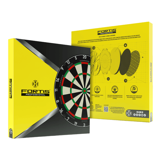 Diana de acero Harrows Fortis Das Bild zeigt das Produkt Harrows Fortis Steeldartboard. Es handelt sich um ein hochwertiges Dartboard für Steeldarts.