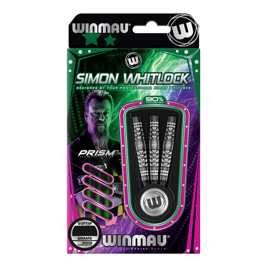 Winmau Simon Whitlock Atomized Grip zachte darts
