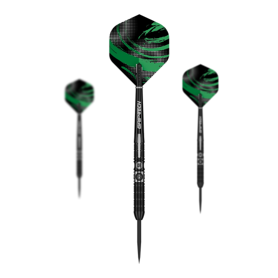 Freccette in acciaio GOAT 8-Ball Dieses Foto zeigt ein Set der GOAT 8Ball Steeldarts. Es sind mehrere Dartpfeile als Set abgebildet.