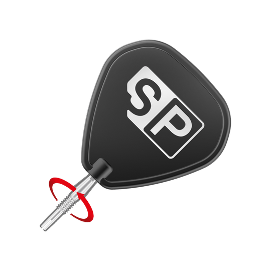 Target Swiss Storm Diamond Point Dart Tips - Silver