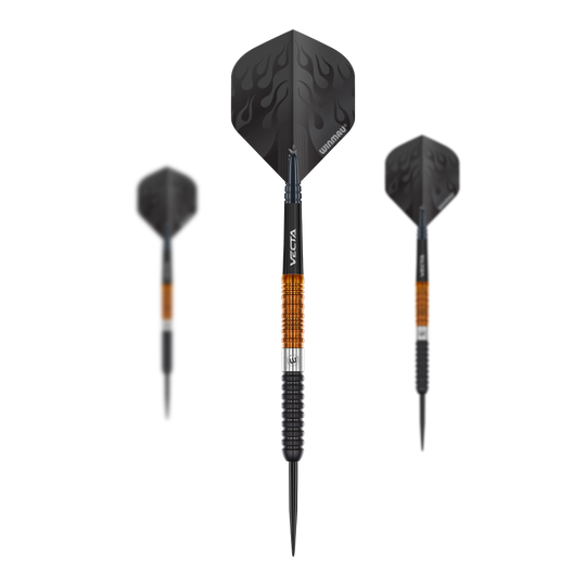 Šipky Winmau Team 360 Ben Townley Steeldarts - 23g Das Bild zeigt ein Set der Winmau Team 360 Ben Townley Steeldarts - 23g. Diese Darts eignen sich perfekt für Turnierspieler.