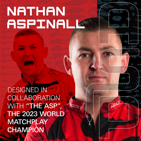 Letky Target K-Flex Nathan Aspinall č. 6 Gezeigt werden Target K-Flex Nathan Aspinall No2 Standard Flights. Die Flights sind Teil einer professionellen Dart-Ausstattung.