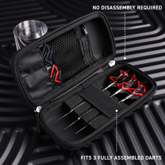 Winmau Blade X Armor G1 Dartwallet Ein Bild mit dem Dateinamen 8534_Winmau_Blade_X_Armor_G1_Dartwallet_W1. Vermutlich handelt es sich um ein Dartwallet-Produkt.